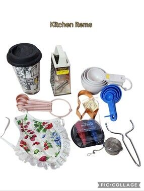Kitchen Utensils 10 piece multiple brands & types of useful cooking items